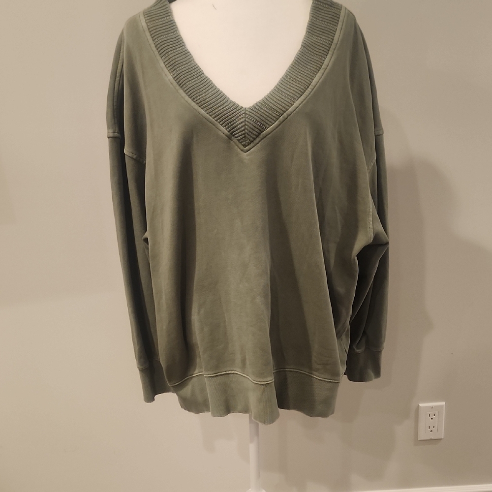 Aerie Women Sage V-Neck Sweater